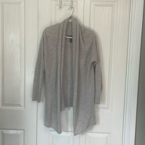 Halogen gray cashmere cardigan